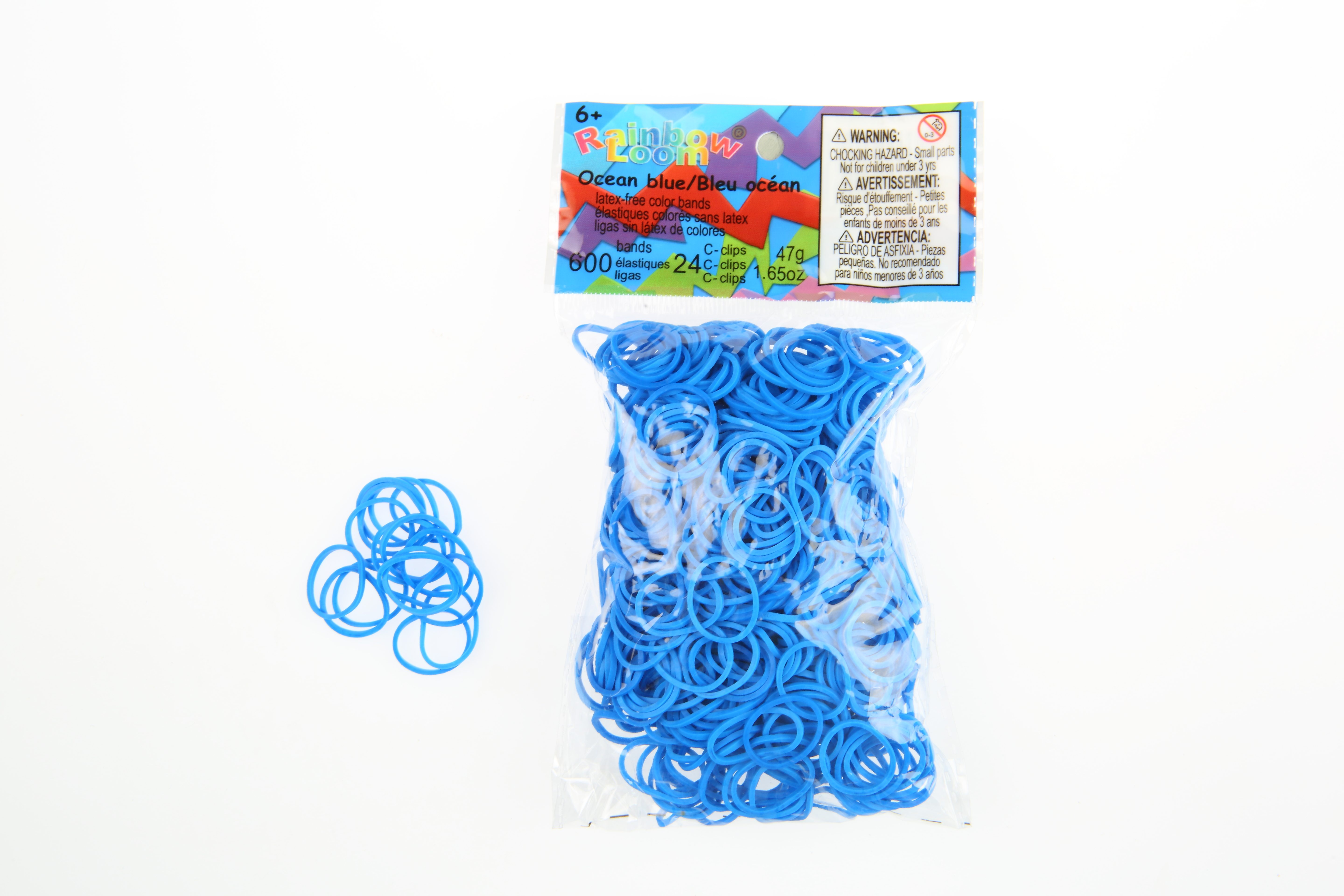 Rainbow Loom Bandes de silicone bleu métallique - acheter sur Rainbow Loom Bandes de silicone bleu métallique - acheter sur