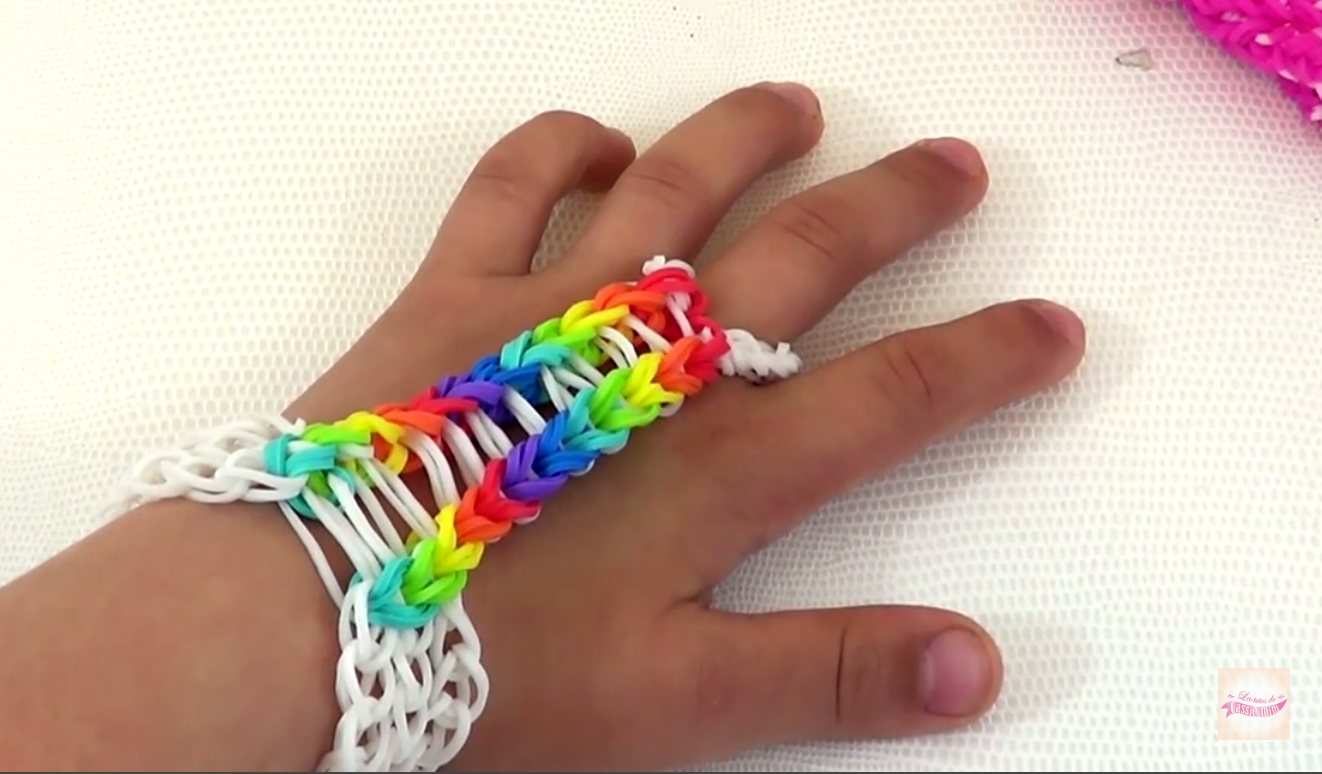 Tutoriel Bracelet / bague en élastique Rainbow loom – Rainbow Loom® –  Tendances Créatives