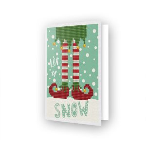 Carte de voeux Noël Let it Snow DDG.021
